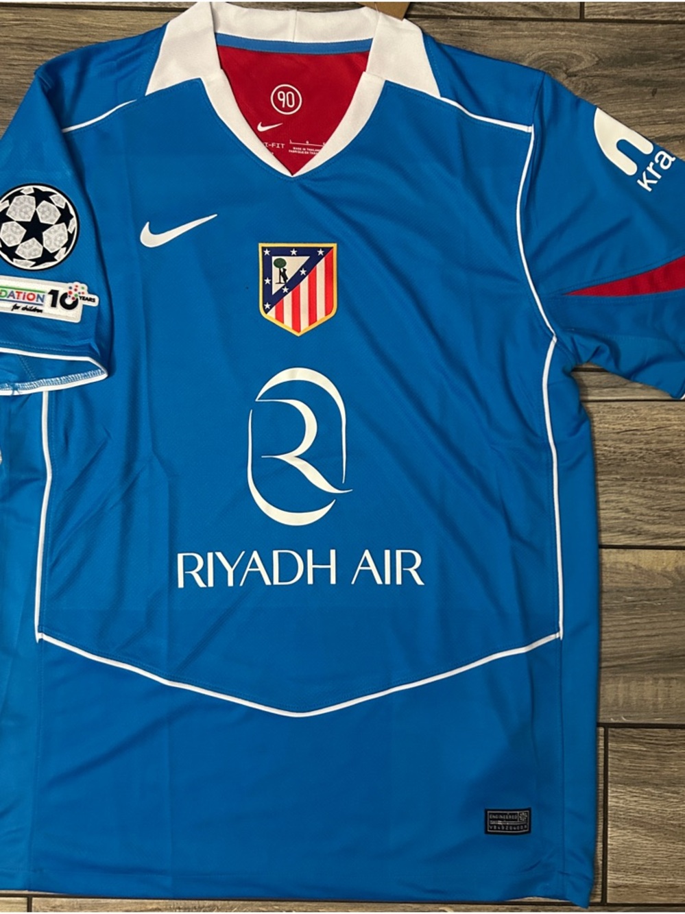 Atletico Madrid 25/26 Away Jersey | Champions League | Size Large